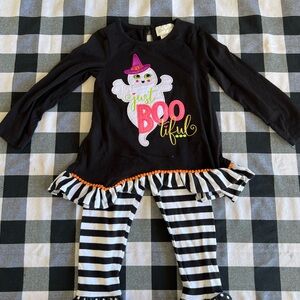 Kids Halloween Ghost Set - Black and White